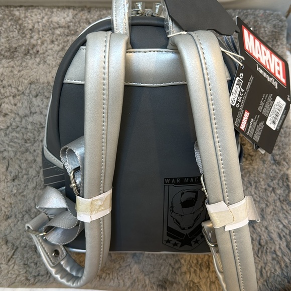 NWT Loungefly Marvel War Machine Light Up Cosplay Mini Backpack - Picture 5 of 7